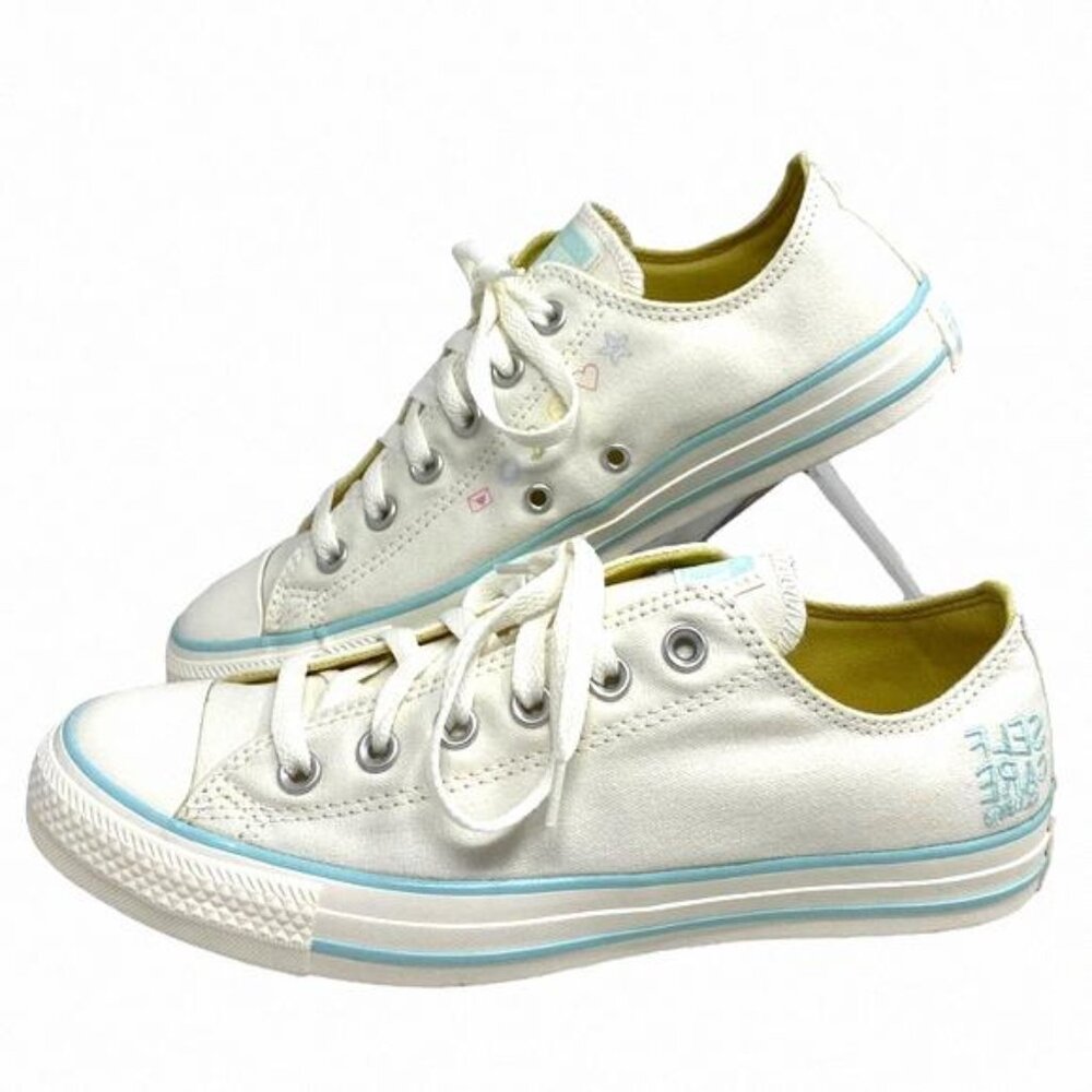 Converse Chuck Taylor OX Egret Shoe Casual Women's Size A08219F Sneakers Top Low